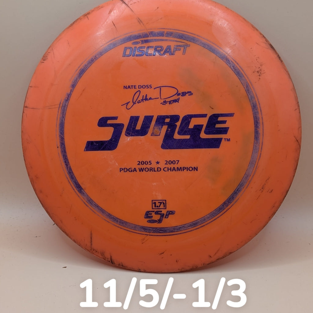 Discraft Surge ESP 2x Nate Doss 2005 2007